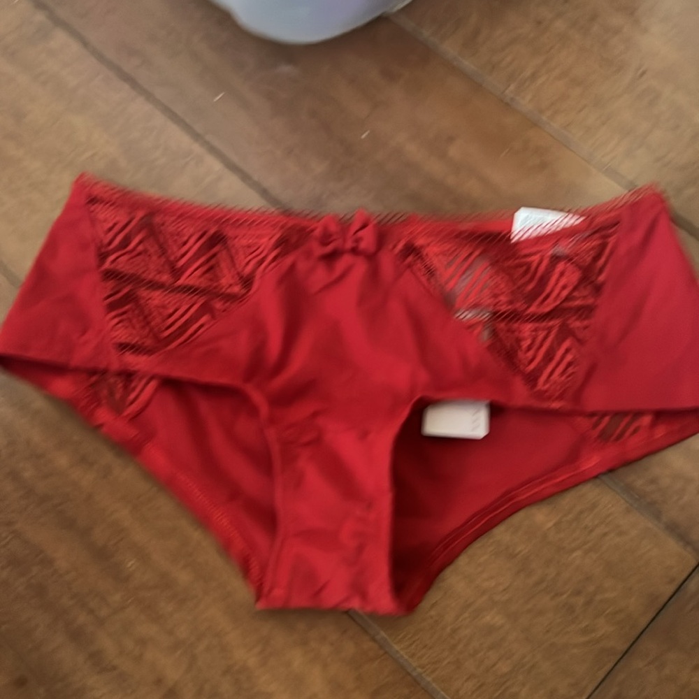 Red Women's Intimate Briefs - Picture 4 of 5